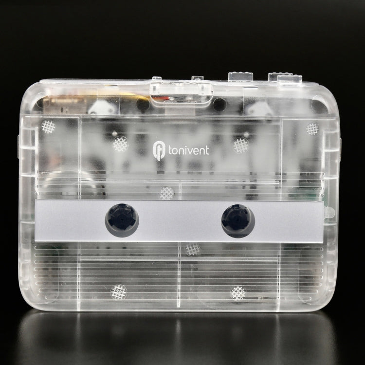 Tonivent TON007B Portable Bluetooth Tape Cassette Player, Support FM / Bluetooth Input and Output, TON007B, TON007T