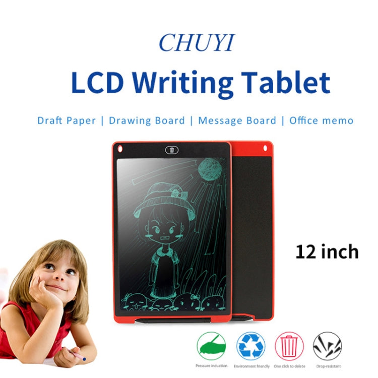 Portable 12 inch LCD Writing Tablet Drawing Graffiti Electronic Handwriting Pad Message Graphics Board Draft Paper with Writing Pen, 12 inch Black, 12 inch Green, 12 inch Blue, 12 inch Red, 12 inch White