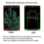 Portable 12 inch LCD Writing Tablet Drawing Graffiti Electronic Handwriting Pad Message Graphics Board Draft Paper with Writing Pen, 12 inch Black, 12 inch Green, 12 inch Blue, 12 inch Red, 12 inch White