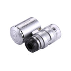 Mini Portable 60X Jewelry Appraisal Microscope with LED Light & Currency Detecting Function