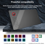 VEIKK A15PRO 10x6 inch 5080 LPI Type-C Interface Smart Touch Electronic Graphic Tablet