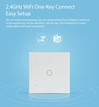 NEO NAS-SC01W Wireless WiFi EU Smart Light Control Switch 1Gang, 1 Gang