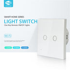 NEO NAS-SC02W Wireless WiFi EU Smart Light Control Switch 2Gang, 2 Gang