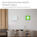 NEO NAS-SC02W Wireless WiFi EU Smart Light Control Switch 2Gang, 2 Gang