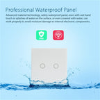NEO NAS-SC02W Wireless WiFi EU Smart Light Control Switch 2Gang, 2 Gang