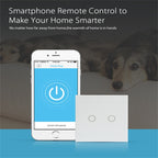 NEO NAS-SC02W Wireless WiFi EU Smart Light Control Switch 2Gang, 2 Gang
