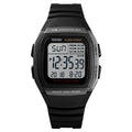 SKMEI 1278 Fashionable Outdoor 50m Waterproof Digital Watch Student Sports Wrist Watch Support 5 Group Alarm Clocks (Titanium), SKMEI 1278