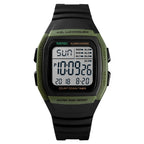 SKMEI 1278 Fashionable Outdoor 50m Waterproof Digital Watch Student Sports Wrist Watch Support 5 Group Alarm Clocks