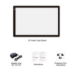 23W 12V LED Three Level of Brightness Dimmable A2 Acrylic Copy Boards Anime Sketch Drawing Sketchpad, US Plug, US Plug