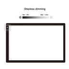 23W 12V LED Three Level of Brightness Dimmable A2 Acrylic Copy Boards Anime Sketch Drawing Sketchpad, US Plug, US Plug