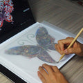 3.5W 5V LED USB Three Level of Brightness Dimmable A4 Acrylic Scale Copy Boards Anime Sketch Drawing Sketchpad with USB Cable 1.5m, Copy Boards with USB Cable 1.5m