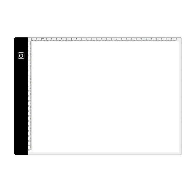 3.5W 5V LED USB Three Level of Brightness Dimmable A4 Acrylic Scale Copy Boards Anime Sketch Drawing Sketchpad with USB Cable 1.5m, Copy Boards with USB Cable 1.5m