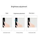 3.5W 5V LED USB Three Level of Brightness Dimmable A4 Acrylic Scale Copy Boards Anime Sketch Drawing Sketchpad with USB Cable 1.5m, Copy Boards with USB Cable 1.5m