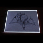 3.5W 5V LED USB Three Level of Brightness Dimmable A4 Acrylic Scale Copy Boards Anime Sketch Drawing Sketchpad with USB Cable 1.5m, Copy Boards with USB Cable 1.5m