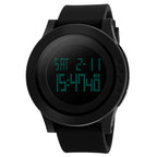 SKMEI 1142 Multifunctional Men Outdoor Sports Noctilucent Waterproof Silica Gel Digital Watch