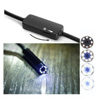 YPC110 8mm 2.0MP HD Camera WiFi Endoscope Snake Tube Inspection Camera with 8 LED, Waterproof IP68, Lens Diameter: 8mm, Length: 10m, Hard Line, 10m Hard Line