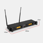 XTUGA IEM1200 Wireless Transmitter Stage Singer Ear Monitor System, Transmitter