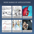 10Moons T503 Drawing Tablet Can Be Connected to mobile Phone Tablet with 8192 Passive Pen