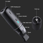 Car / Household Wireless Portable 90W Handheld Powerful Vacuum Cleaner, Navy Blue, White
