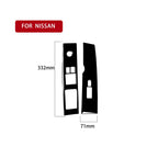 For Nissan 350Z 2003-2005 2pcs Car Window Lift Decorative Sticker, Left Drive, Car Window Lift, Left Drive