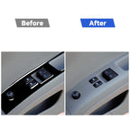 For Nissan 350Z 2003-2005 2pcs Car Window Lift Decorative Sticker, Right Drive, Car Window Lift, Right Drive