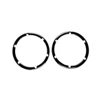 For Nissan 350Z 2003-2009 2pcs Car Hardtop Rear Speaker Horn Decorative Sticker, Left and Right Drive Universal, Car Hardtop Rear Speaker Horn