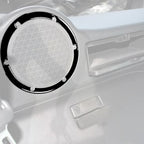 For Nissan 350Z 2003-2009 2pcs Car Hardtop Rear Speaker Horn Decorative Sticker, Left and Right Drive Universal, Car Hardtop Rear Speaker Horn