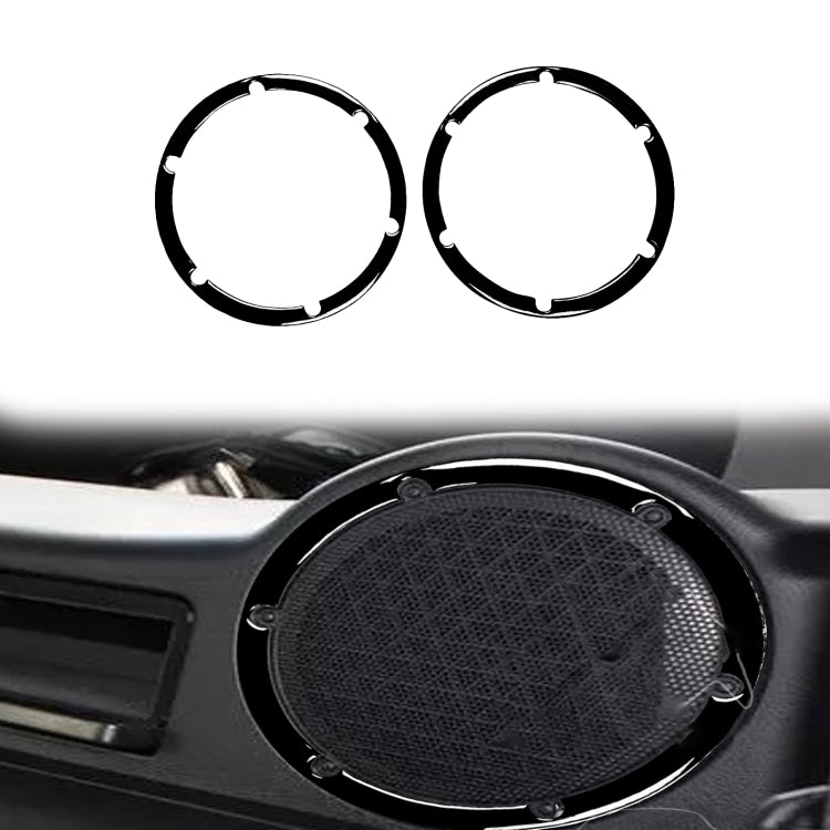 For Nissan 350Z 2003-2009 2pcs Car Hardtop Rear Speaker Horn Decorative Sticker, Left and Right Drive Universal, Car Hardtop Rear Speaker Horn