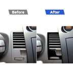 For Nissan 350Z 2003-2009 2pcs Car Center Vent Exhaust Decorative Stickers, Left and Right Drive Universal, Car Center Vent Exhaust