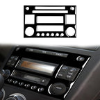 For Nissan 350Z 2003-2009 Car CD Radio Playback Panel Decorative Stickers, Left and Right Drive Universal, Car CD Radio Playback Panel