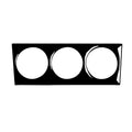 For Nissan 350Z 2003-2009 Car Air Conditioning Adjustment Decorative Stickers, Left and Right Drive Universal, Car Air Conditioning Adjustment