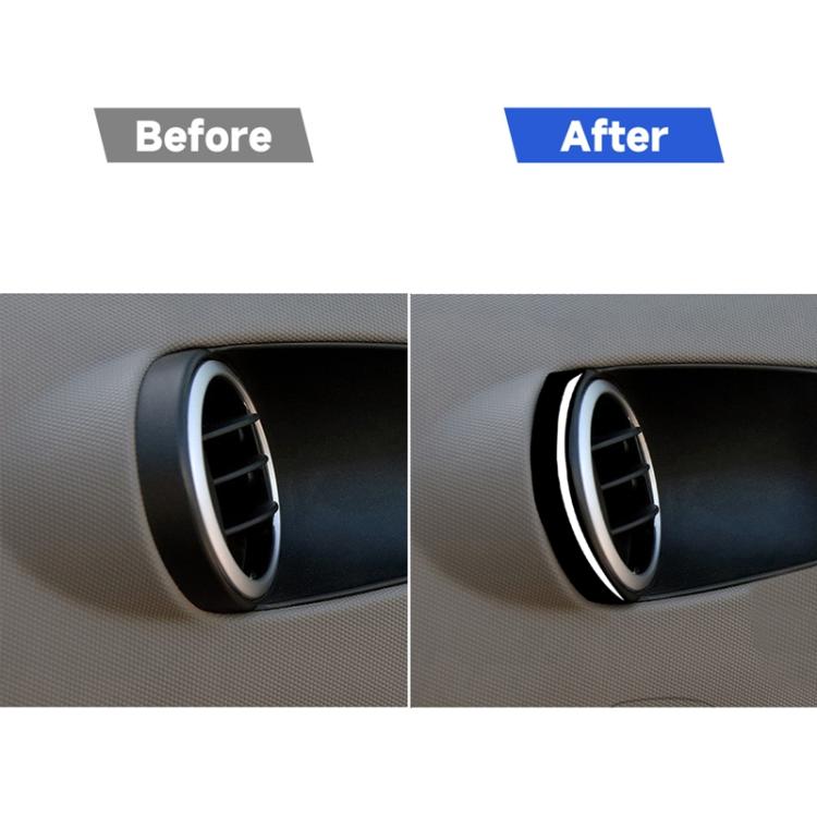 For Nissan 350Z 2003-2009 2pcs Car Air Outlet Decorative Stickers, Left and Right Drive Universal, Car Air Outlet