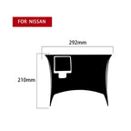 For Nissan 350Z 2003-2005 2pcs Car Rear Of Center Console Decorative Stickers, Left and Right Drive Universal, Car Rear Of Center Console