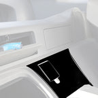 For Nissan 350Z 2003-2005 2pcs Car Rear Of Center Console Decorative Stickers, Left and Right Drive Universal, Car Rear Of Center Console