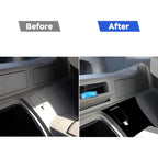 For Nissan 350Z 2003-2005 2pcs Car Rear Of Center Console Decorative Stickers, Left and Right Drive Universal, Car Rear Of Center Console