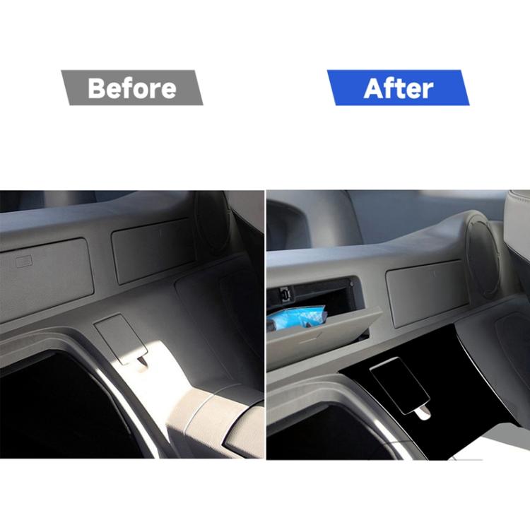 For Nissan 350Z 2003-2005 2pcs Car Rear Of Center Console Decorative Stickers, Left and Right Drive Universal, Car Rear Of Center Console