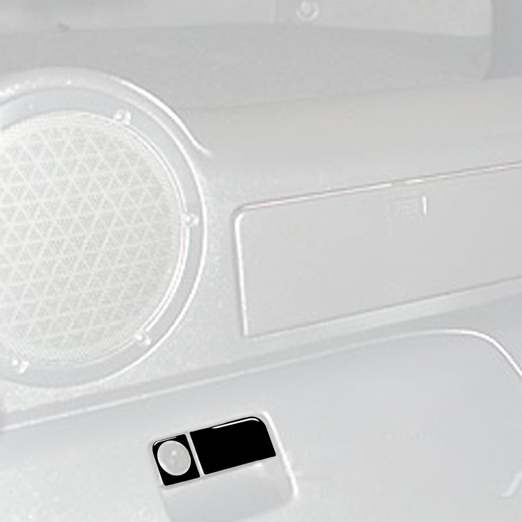 For Nissan 350Z 2003-2009 Car Rear Storage Box Lock Decorative Stickers, Left and Right Drive Universal, Car Rear Storage Box Lock