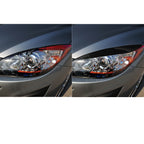 Car ABS Light Eyebrow For Mazda 3 2010-2013, For Mazda 3 2010-2013