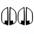 For BMW 5 Series F10 2011-2017 4pcs Car Door Handle Frame Decorative Sticker,Left and Right Drive Universal, Door Handle Frame