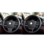 For BMW 5 Series F10 F18 2011-2017 A Edition Car Small Steering Wheel Decorative Sticker,Left and Right Drive Universal, A Edition Small Steering Wheel