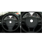 For BMW 5 Series F10 F18 2011-2017 B Edition Car Large Steering Wheel Decorative Sticker,Left and Right Drive Universal, B Edition Large Steering Wheel