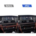 For BMW 5 Series F07 5GT 535i 2010-2016 Car CD Panel Center Console Air Conditioning Panel Decorative Sticker, CD Panel Center Console Air Conditioning