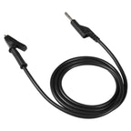 Thick Probe to Alligator Clip Test Lead Single Cable, Length: 1m