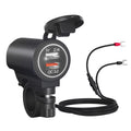 ZH-723F5 Car / Motorcycle QC3.0 Cell Phone Fast Charging Dual USB Car Charger