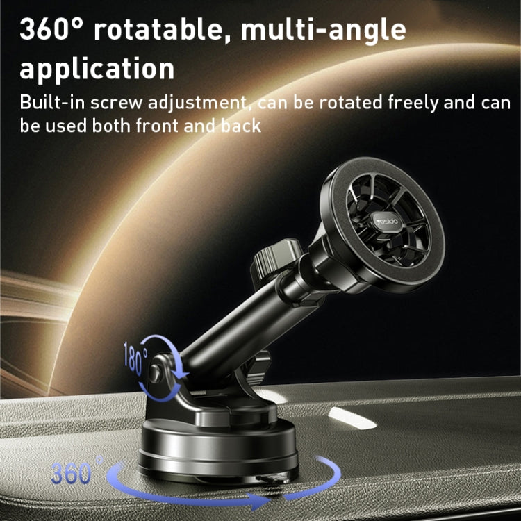 Yesido C158 2 in 1 Magnetic Ring Car Dashboard Air Vent Phone Holder, C158