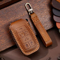 For Dodge Ram 6-button C163 Car Key Leather Protective Case, 6-button