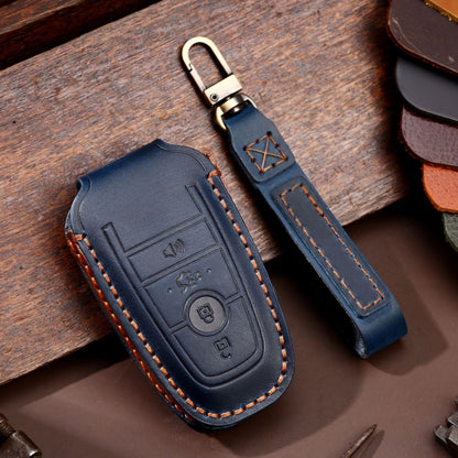 For Ford F-150 4-button C072/1 Car Key Leather Protective Case, C072/1