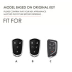 For Cadillac / CT5 / CT6 / XT6 C088 Car Key Leather Protective Case, C088