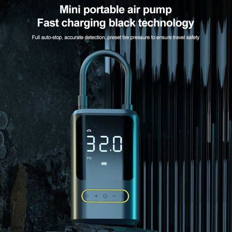 ATJ-8466 Portable Car Tire Air Pump Digital Display Wireless Electric Air Pump, Style: Dual Power, Dual Power Style