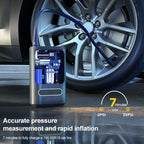 ATJ-8466 Portable Car Tire Air Pump Digital Display Wireless Electric Air Pump, Style: Dual Power, Dual Power Style